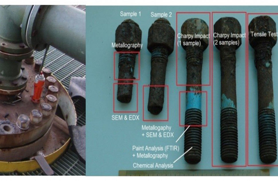Failure analysis on failed stud bolts