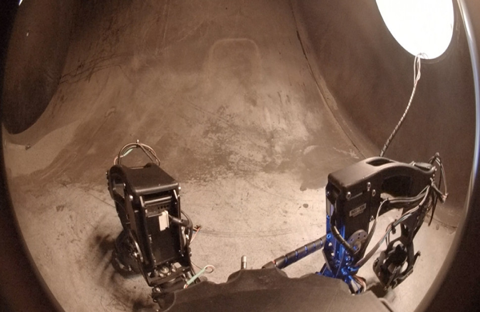 Robotic Inspection Inside Confined Spaces