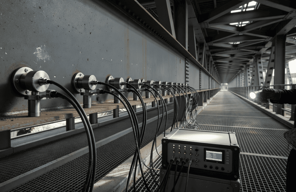 Passive wall thickness monitoring using acoustic emission excitation