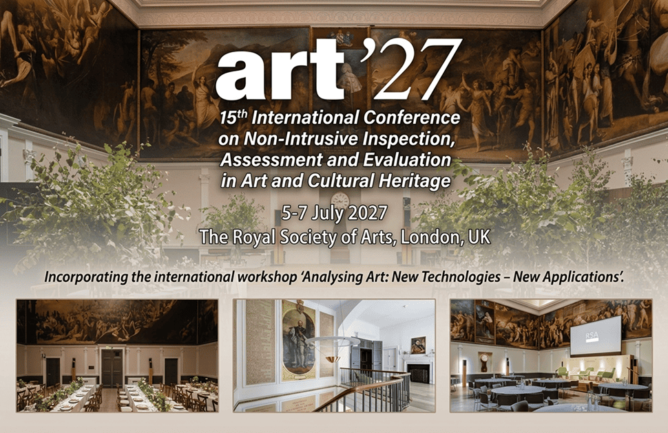 Art'27 - 15th International Conference on Non-Intrusive Inspection, Assessment and Evaluation in Art and Cultural Heritage