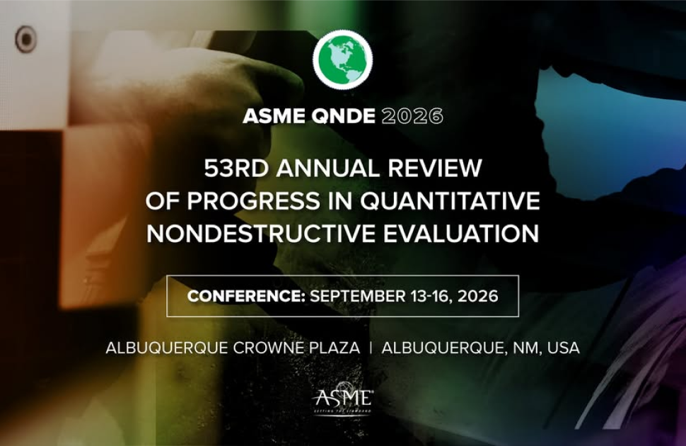 53rd Annual Review of Progress in Quantitative Nondestructive Evaluation 2026