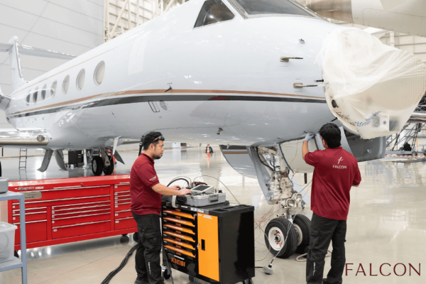 Falcon Technic Completes Specialized NDT Inspection on Gulfstream G550