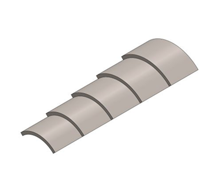 5 Step OD Curved Wedge