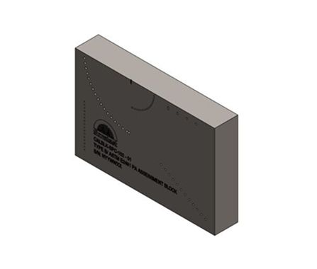 Type B - ASTM E2491 Phased Array Block