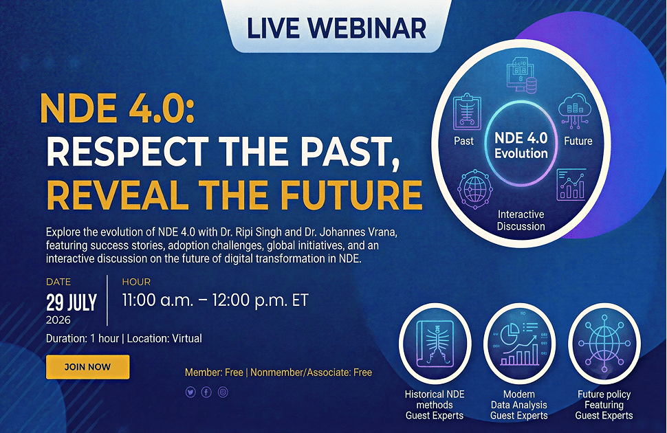 NDE 4.0: Respect the Past, Reveal the Future