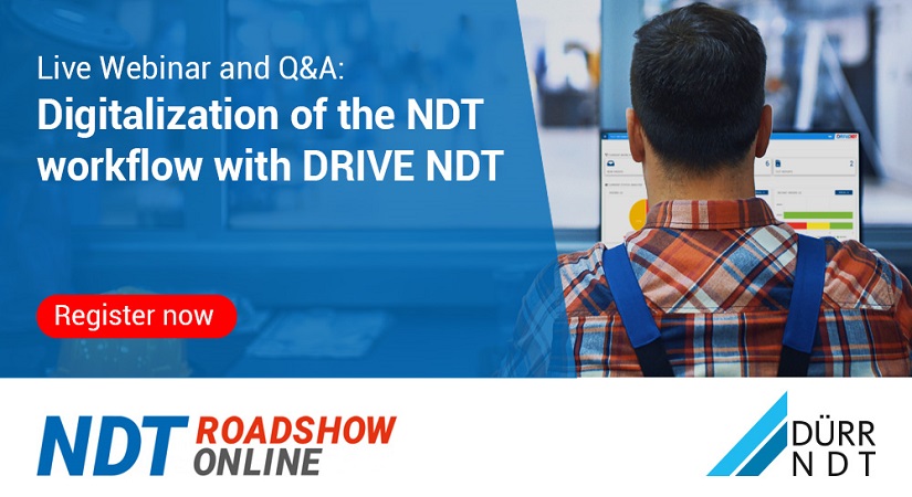 Digitalization of the NDT workflow with DRIVE NDT